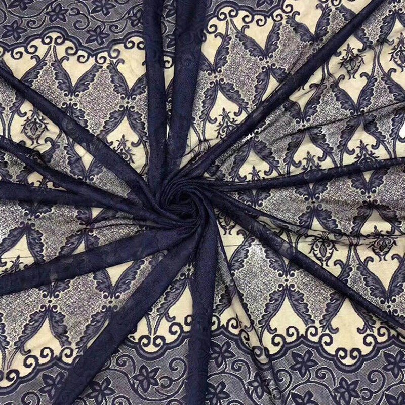 Lace Fabric Placement Women's Warp Knit for Women's Wear Wholesale Sup 5